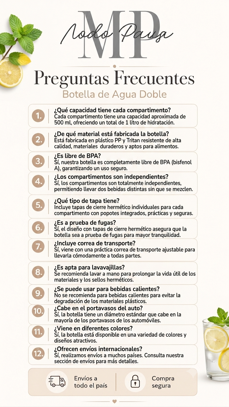 Botella infantil doble HydroD&uacute;o Cool